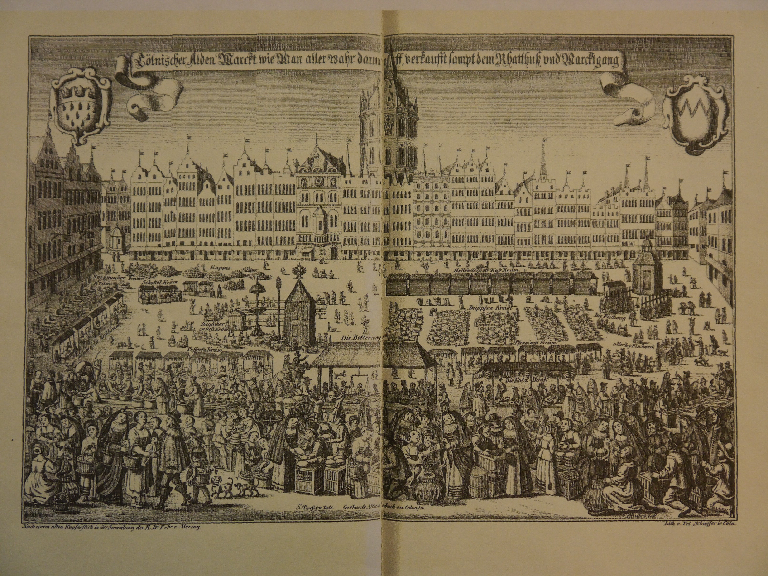 Osterjahrmarkt in Köln 1. Hälfte 19. Jhr.